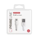 Кабель Prime Line Lightning - USB белый, 1,2м