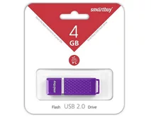 USB Flash SmartBuy Quartz 4GB фиолетовый