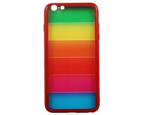 Чехол iPhone 6/6S Plus Rainbow Case (красный)