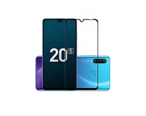 Защ. стекло Huawei P30 Lite/Nova 4e/20S/20 Lite (RU) Full черное