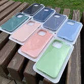 Чехол iPhone 11 Pro Liquid Silicone FULL (лаванда)