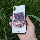 Чехол iPhone 7/8/SE 2020 KSTATI Glass Wild Art