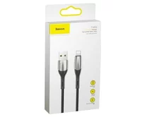 Кабель Baseus Horizontal Data Cable Lightning - USB черный, 1м