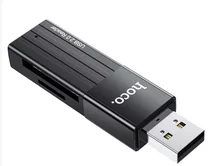 CardReader Hoco HB20 Mindful 2-in-1 USB2.0 (черный)