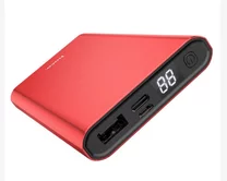 яяяВнешний АКБ 10000 mAh Hoco J68 красный