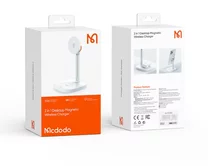 Беспроводное ЗУ McDodo CH-7340 2in1 magnetic Phone+Pod (15Wmax) белый