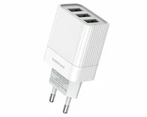 СЗУ-3USB Borofone BA40A QC3.0 белый