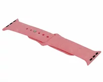 Ремешок Watch Series 38mm/40mm carvine silicone, розовый #5