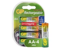 Аккумулятор AA GP HR06 4-BL 2700mAh (1упак)