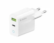 СЗУ-1USB + 1USB-C Deppa PD 3.0, QC 3.0, 33Вт, белый