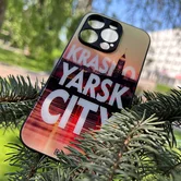 Чехол iPhone X/XS KSTATI Glass Krasnoyarsk