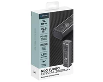 Внешний АКБ Deppa NRG Turbo TR 20000 mAh, 22,5W, черный, 