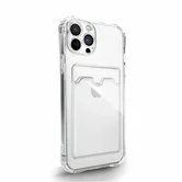 Чехол iPhone 12 Mini TPU CardHolder (прозрачный)