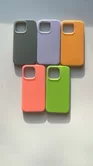 Чехол iPhone 14 Soft Silicone (графит)