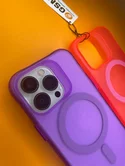 Чехол iPhone XR NEON MagSafe (синий)