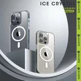 Чехол iPhone 13 Pro KUVETE Ice Crystal MagSafe (прозрачный)