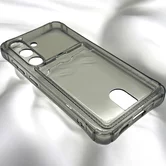 Чехол Samsung S24 TPU CardHolder (прозрачный черный)